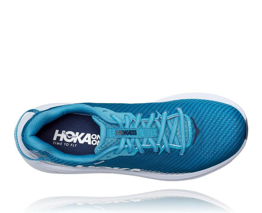 Tenis Hoka One One Masculino Azuis/Branco - Rincon 2 - 281-DETWLI